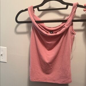 Windsor Pink Ribbed Tank Top